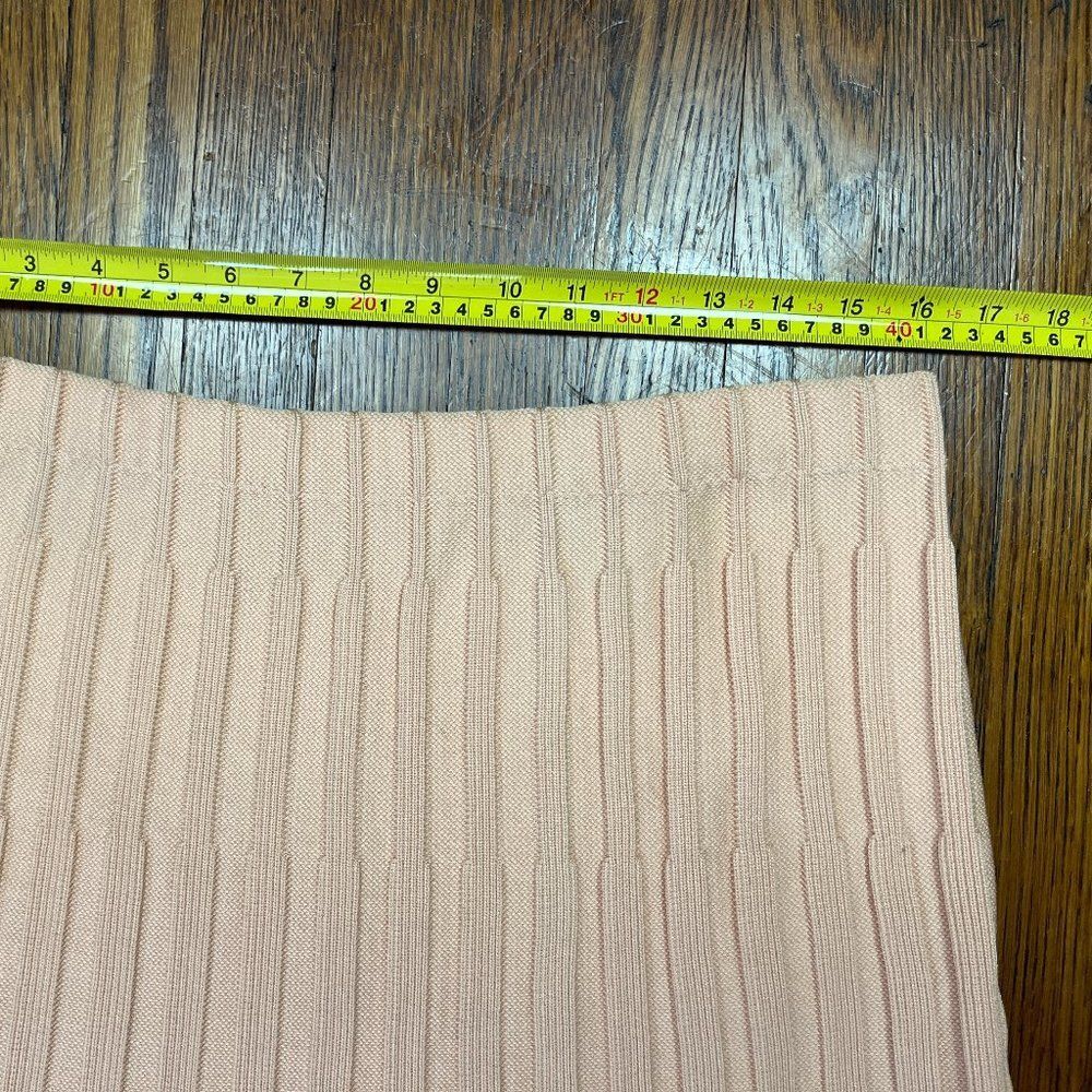 Vintage GIVENCHY Sport Cream Nylon Knit Skirt Women's Size 10 - Picture 5 of 6